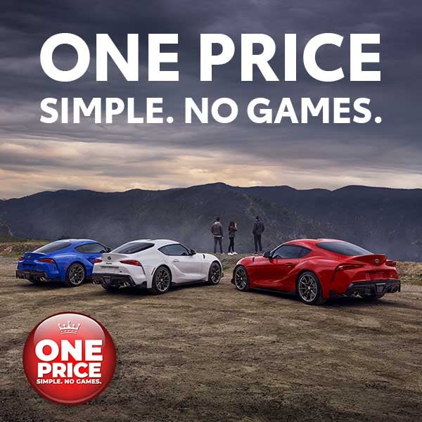 ONE PRICE. SIMPLE. NO GAMES.
