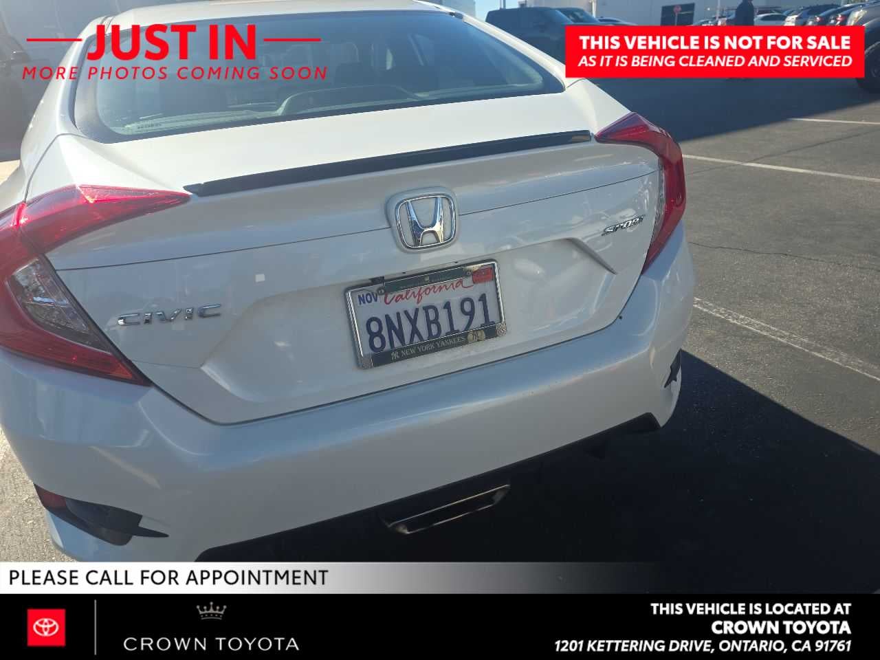 2019 Honda Civic Sedan Sport