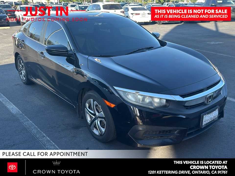 Used 2017 Honda Civic LX with VIN 19XFC2F57HE056973 for sale in Ontario, CA