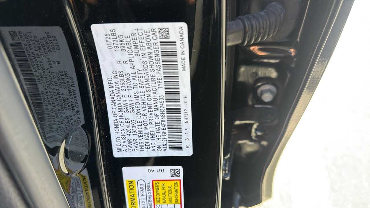 2025 Honda Civic Hybrid Sport Touring