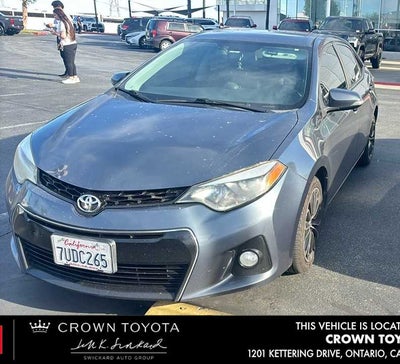 2016 Toyota Corolla S Plus