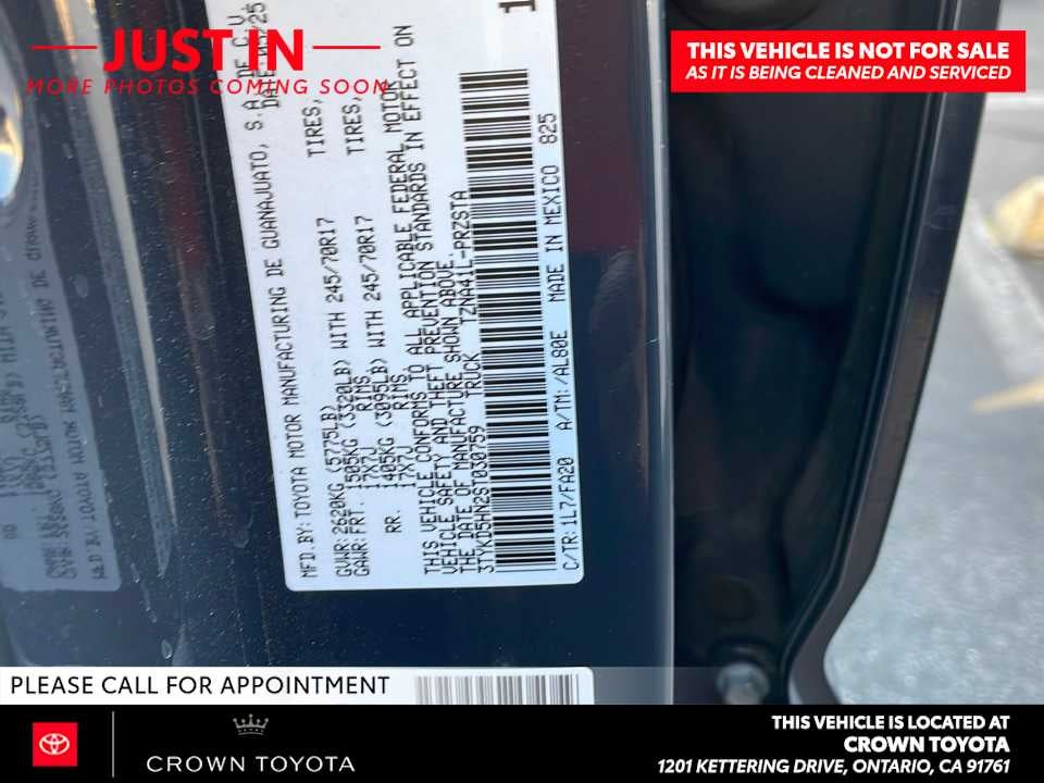 2025 Toyota Tacoma SR