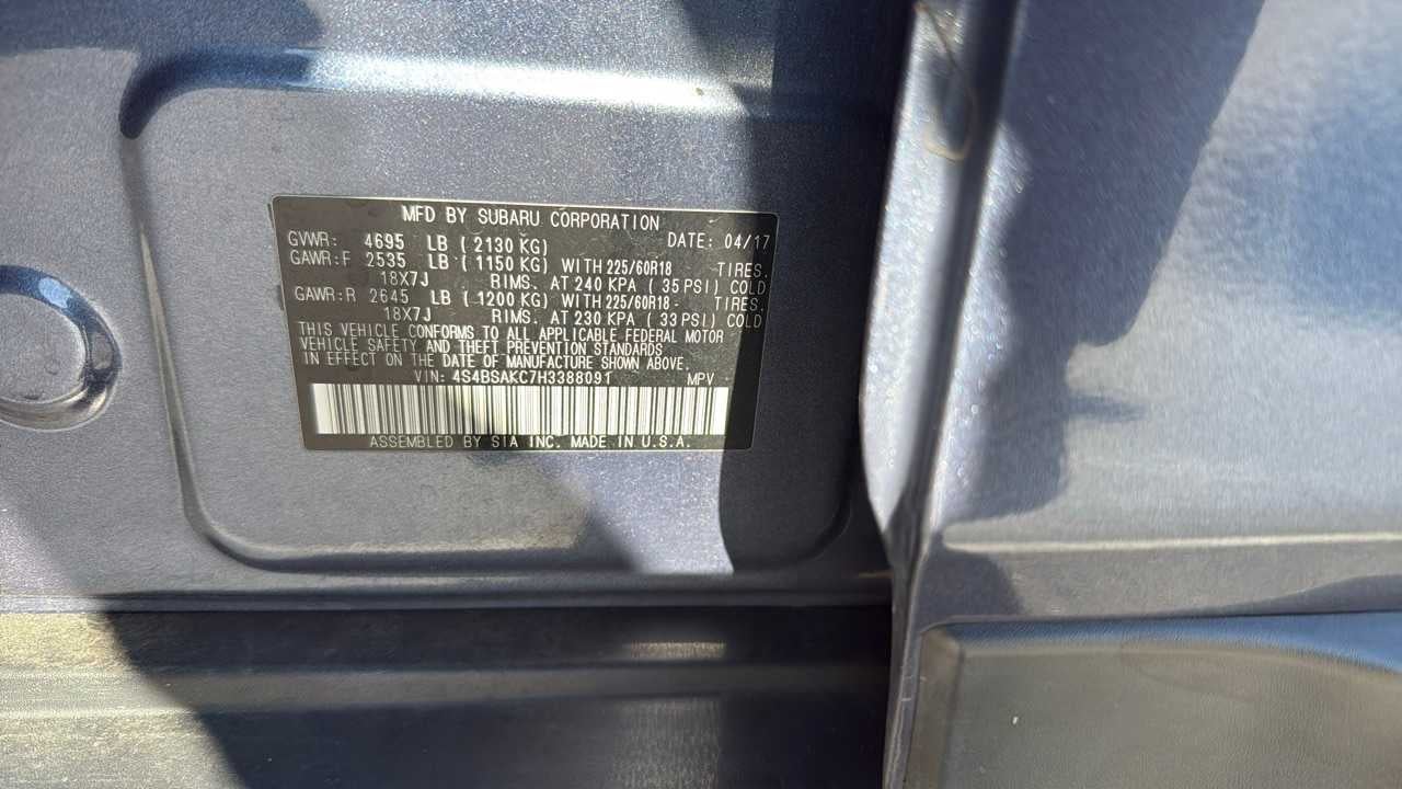 2017 Subaru Outback Limited