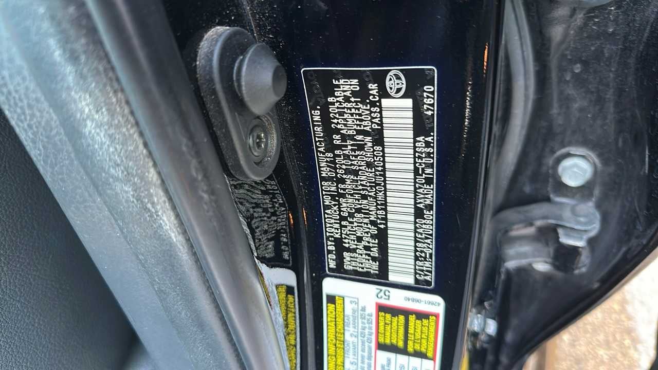 2018 Toyota Camry SE