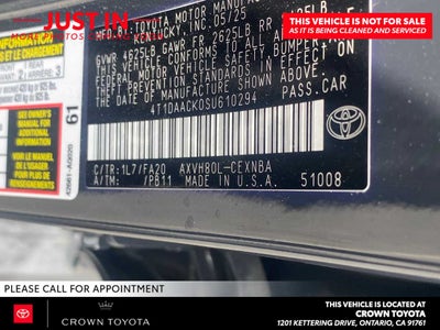 2025 Toyota Camry LE