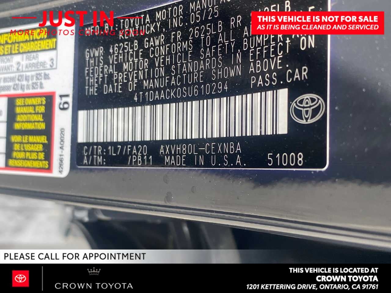 2025 Toyota Camry LE