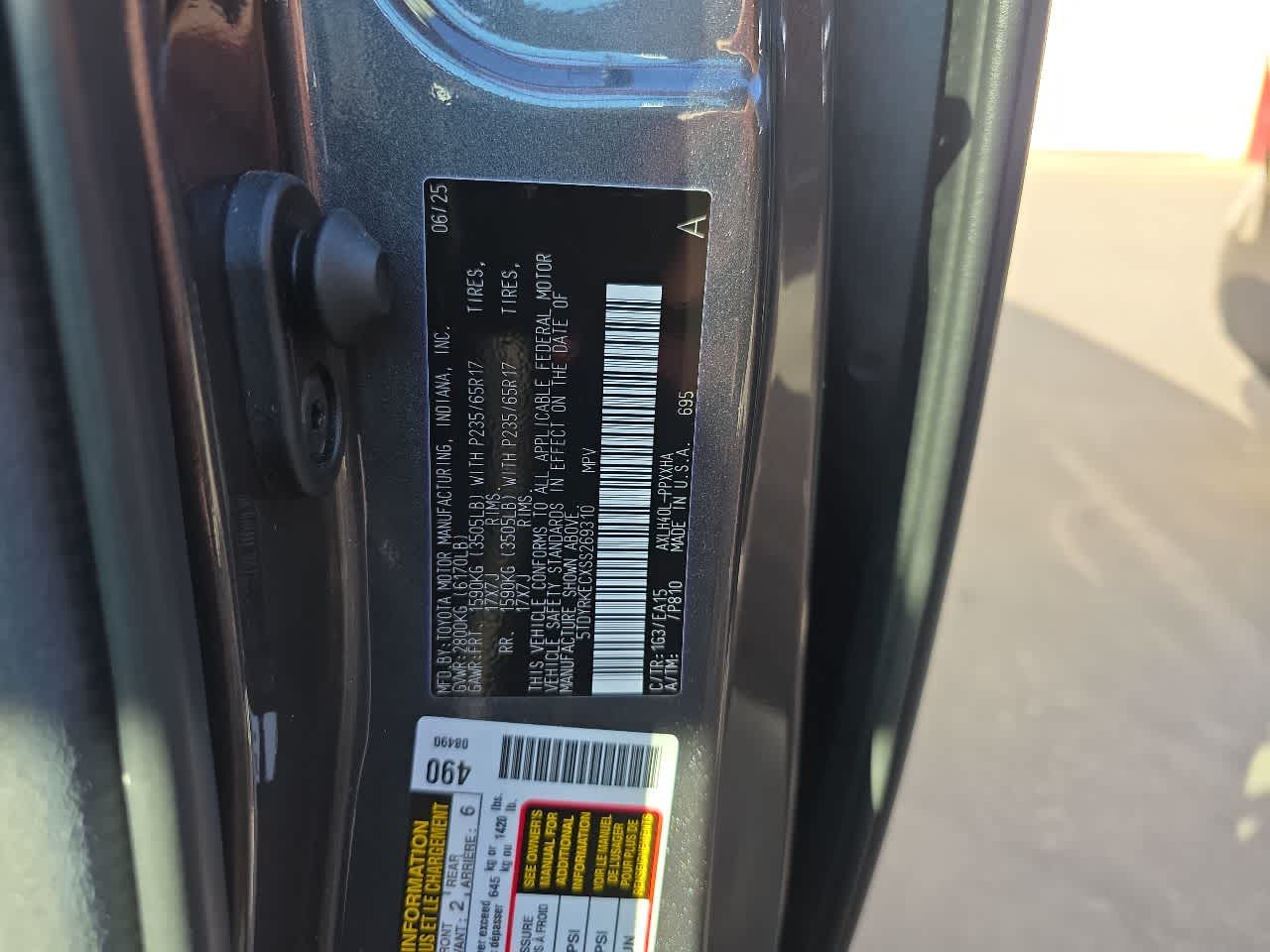 2025 Toyota Sienna XLE