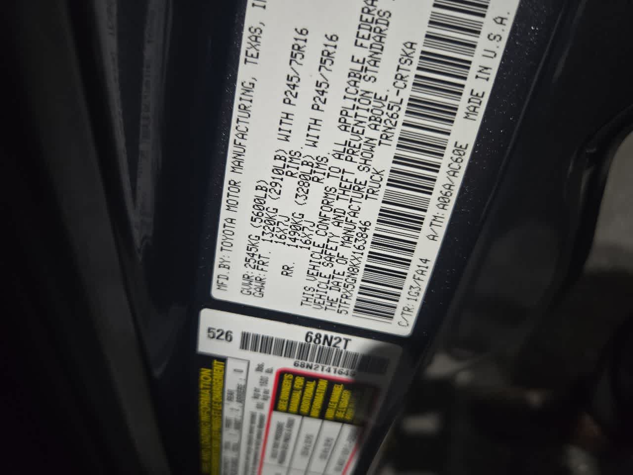 2019 Toyota Tacoma SR