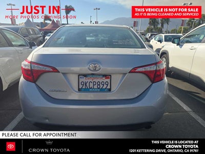 2016 Toyota Corolla LE Plus