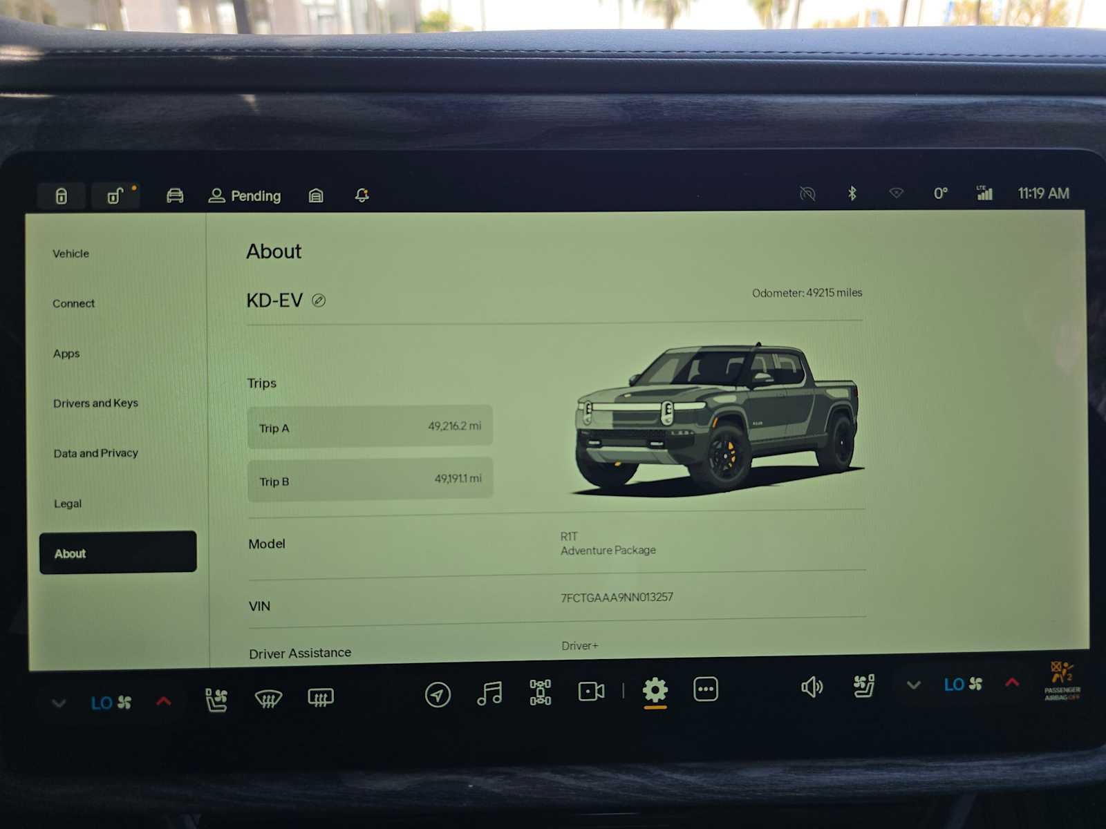 2022 Rivian R1T Adventure Package