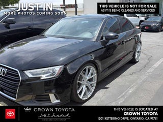 2018 Audi A3 Sedan Premium