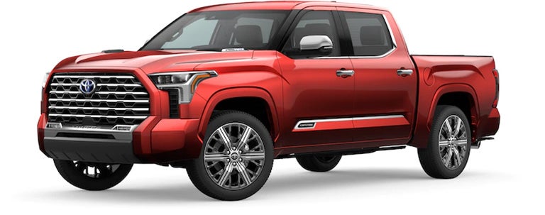 2022 Toyota Tundra Capstone in Supersonic Red | Crown Toyota in Ontario CA