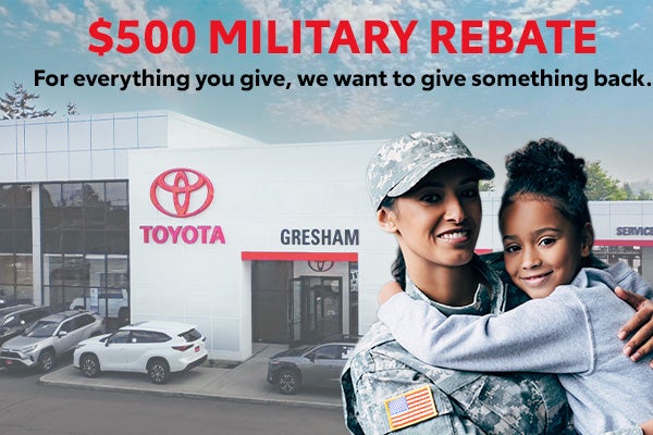 MILITARY REBATE PROGRAM