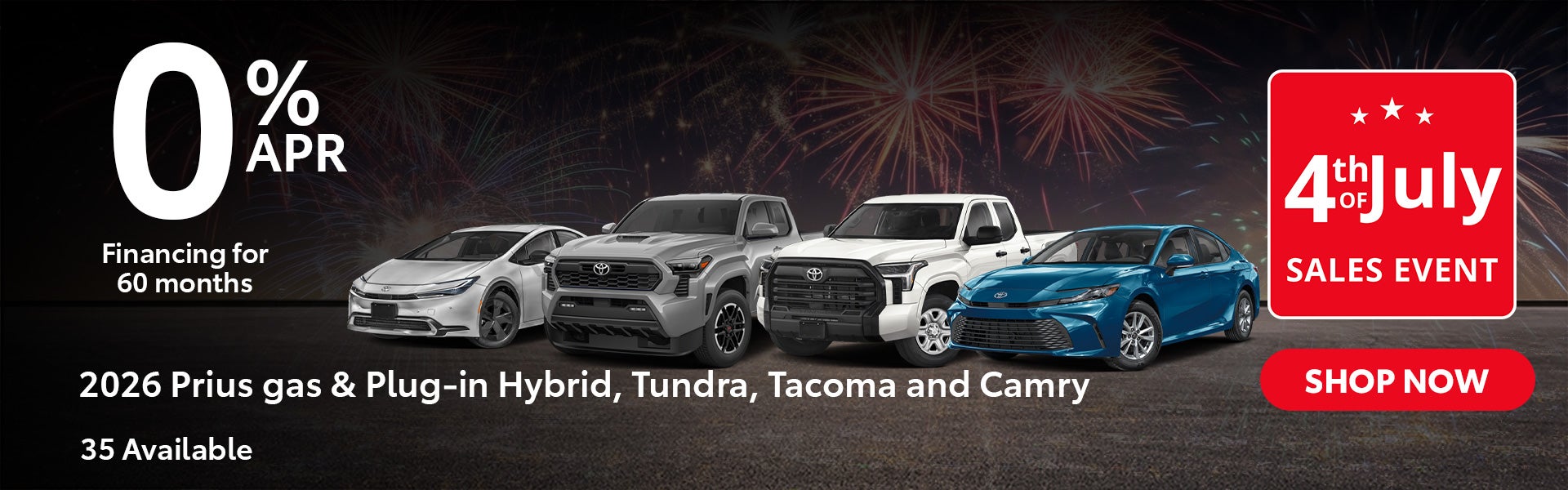 2026 Prius gas and Plug-in hybrid, Tundra, Tacoma and Camry 