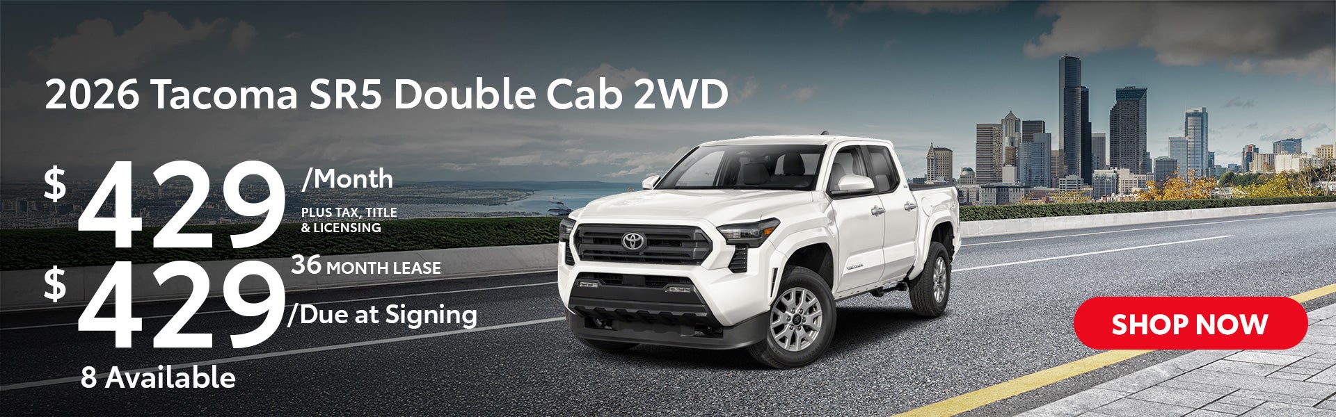 2026 TACOMA 2WD SR5 DOUBLE CAB TRUCK