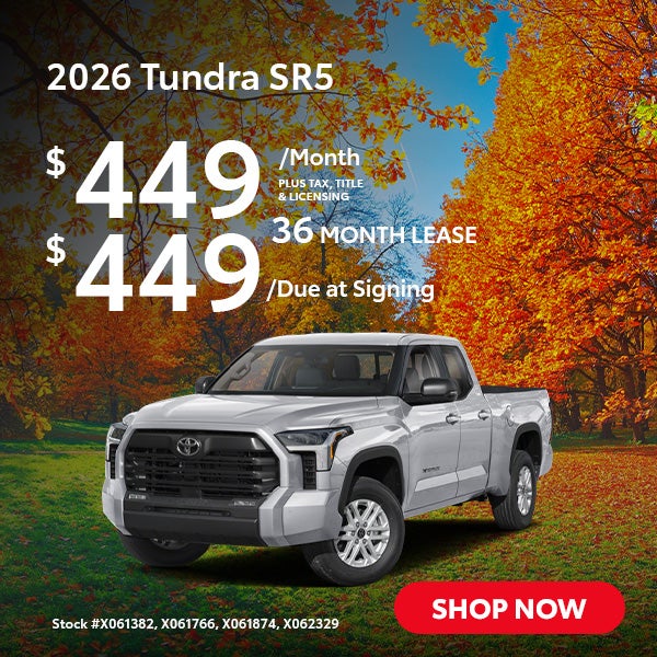 2026 TUNDRA SR5 CREWMAX 5.5 FT BED TRUCK