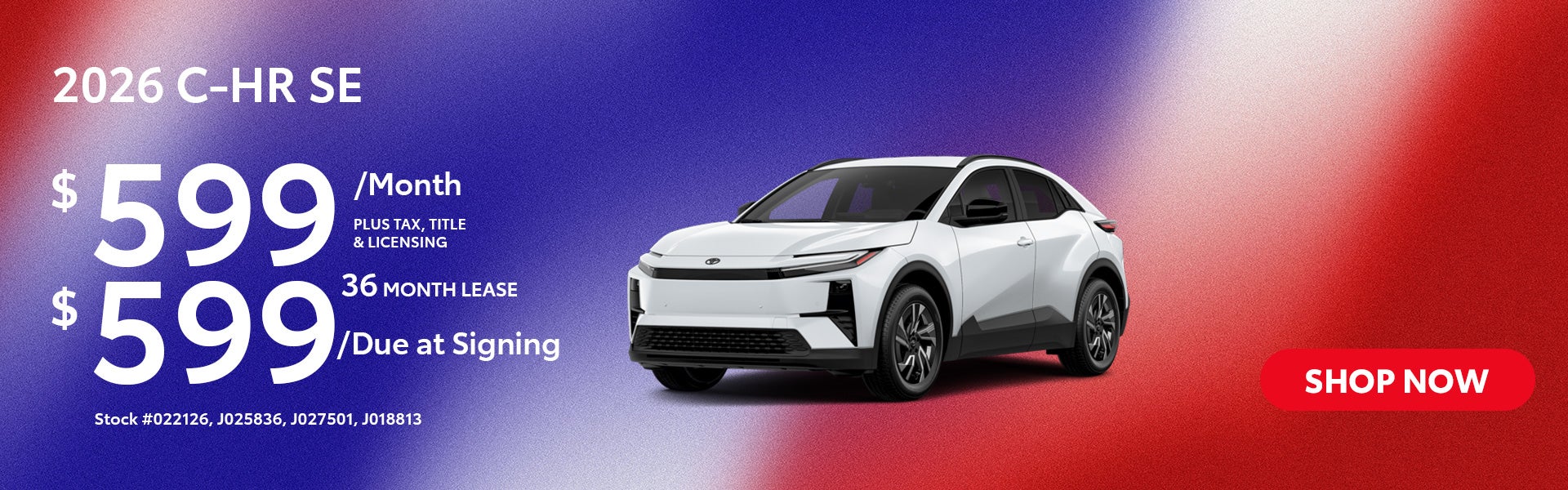 2026 Toyota C-HR SE