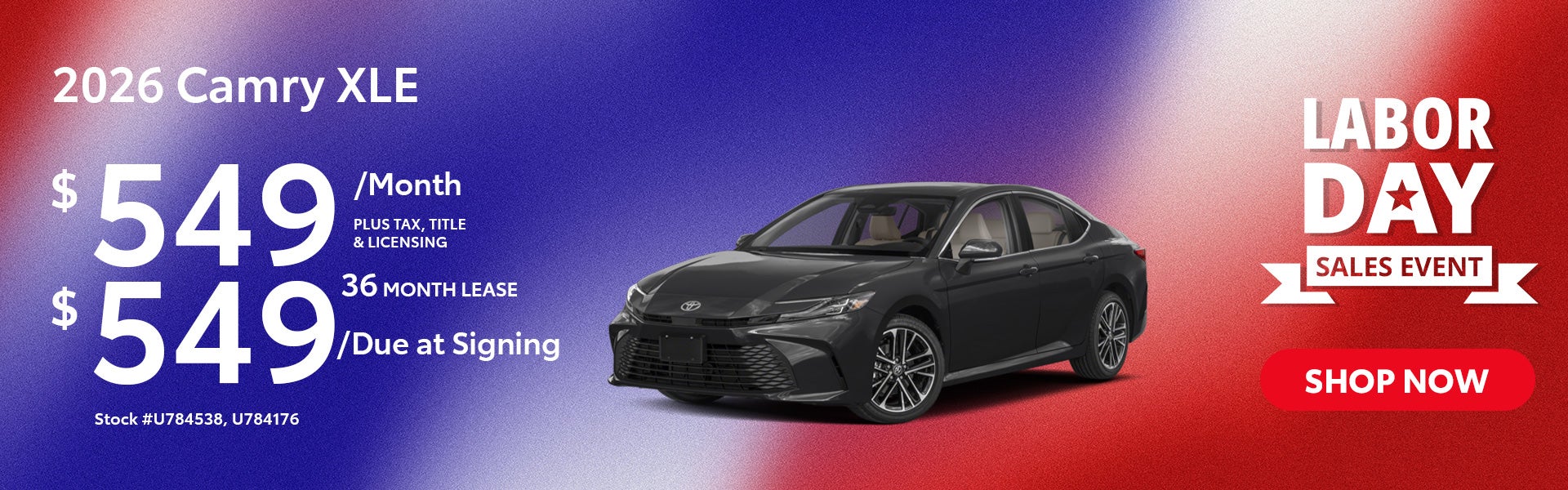 2026 Toyota Camry XLE