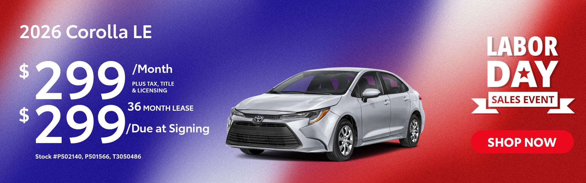 2026 Toyota Corolla LE