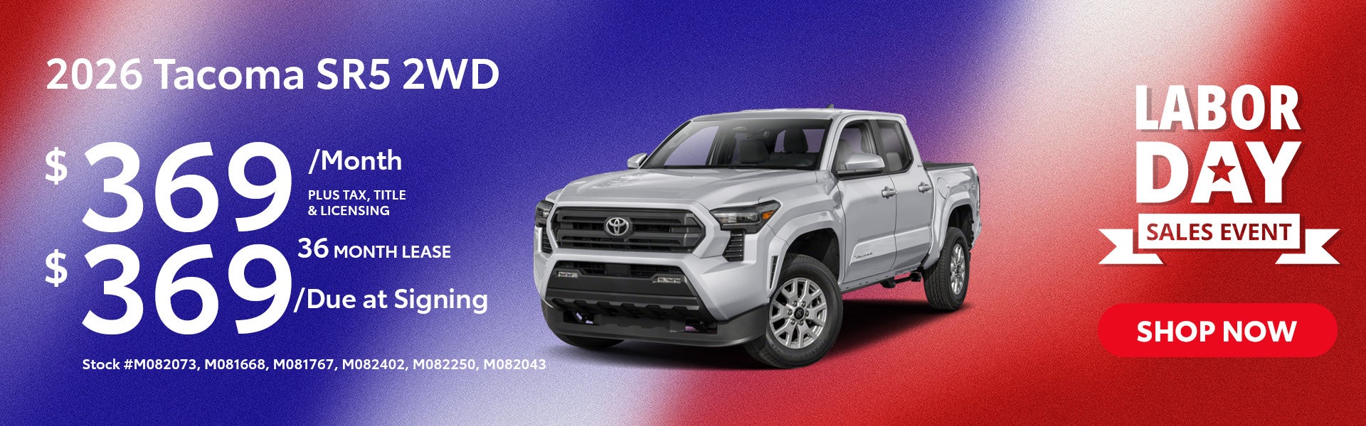 2026 Toyota Tacoma SR5