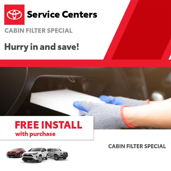 Cabin Filter Special