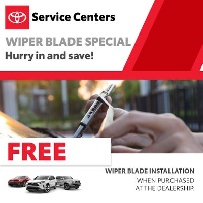 Wiper Blade Installation Special